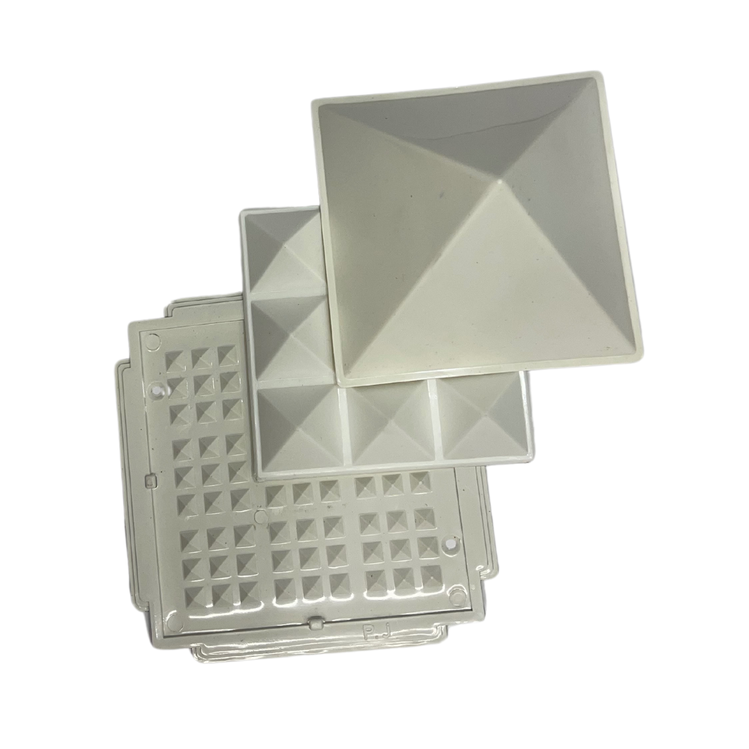vastu mandir Pyramids, vastu mandir plastic pyramid, three layer of plastic pyramid for home and office, plastic pyramid for vastu