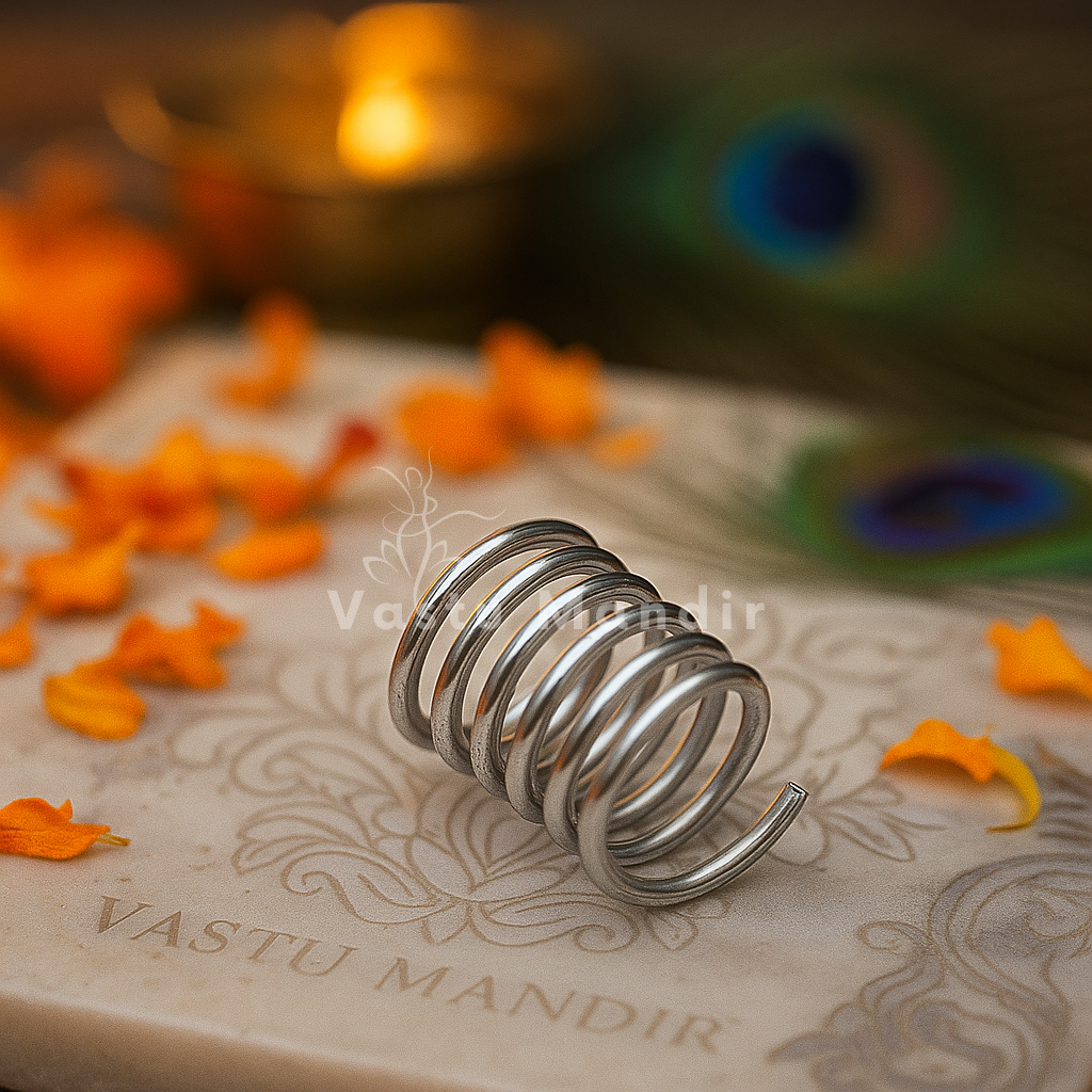 Premium Aluminium Vastu Spring Remedy Clockwise Anticlockwise for Water Element Balancing, North Direction Vastu Remedies & Career Growth in Floor Embedding, Wealth Zones & Communication Areas by Vastu Mandir