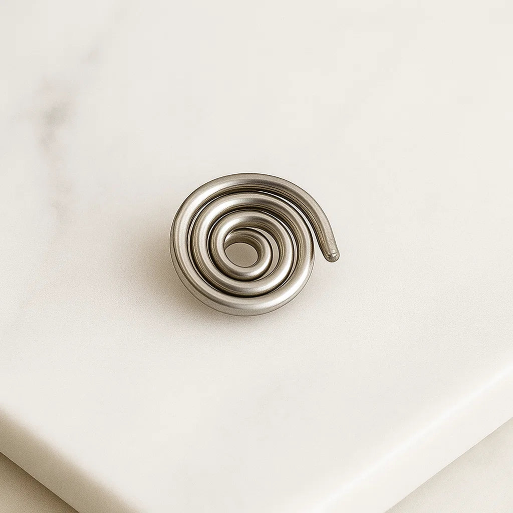 Premium Iron Vastu Spring Remedy Clockwise Anticlockwise for Space Element Balancing, Staircase Vastu Remedies & Universal Zone Correction in Floor Embedding, Center Areas & All Direction Dosh Nivaran by Vastu Mandir