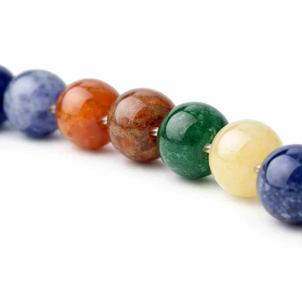 Original 7 Chakra Gemstone Bracelet – Vastu Remedy for Healing Energy & Spiritual Alignment