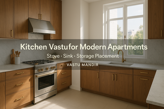 Kitchen Vastu for Modern Apartments: Stove, Sink & Storage Placement