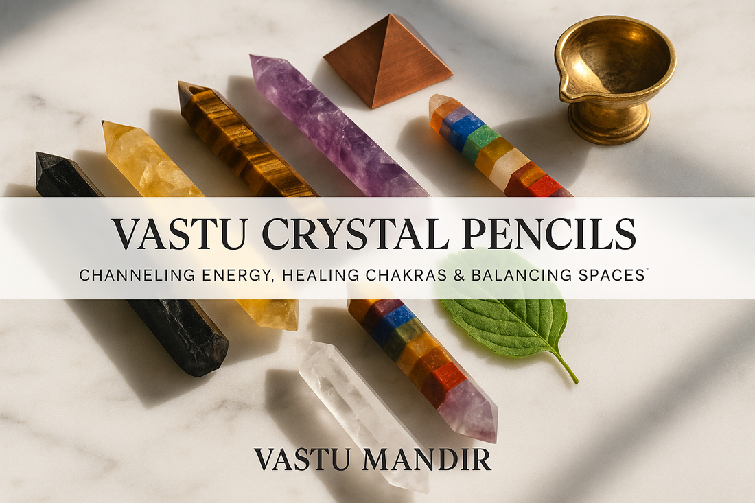 Vastu Crystal Pencils: Channeling Energy, Healing Chakras & Balancing Spaces