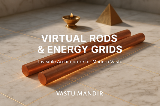 Virtual Rods & Energy Grids in Vastu: The Invisible Architecture of Balance