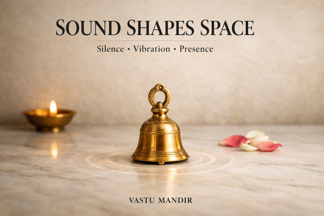 Visually represent how sound creates presence and clarity in a space, without showing noise or chaos directly.