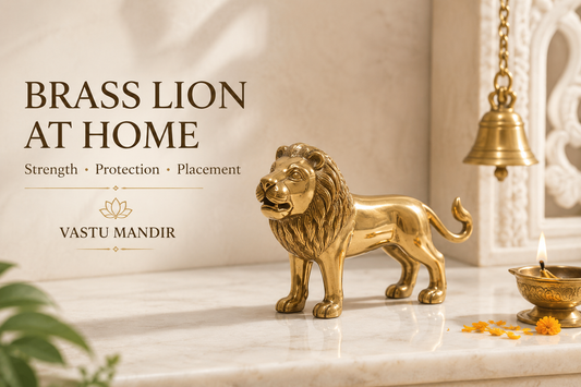 Brass Lion Statue at Home as per Vastu: Meaning, Types, Placement, and What to Avoid