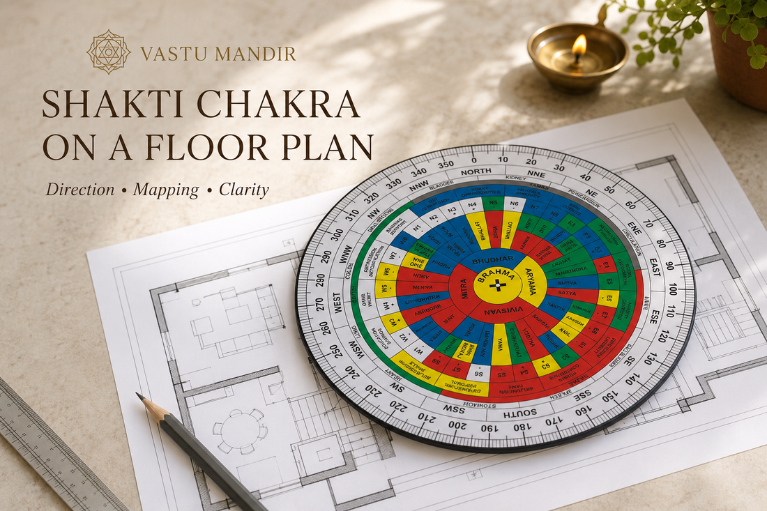How to Use a Shakti Chakra on a Floor Plan: 16 Zones, 32 Entrances and 45 Devtas