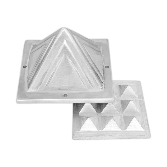 vastu mandir Pyramids, vastu mandir aluminum pyramid, double layer aluminum pyramid for home and office, aluminum pyramid for vastu