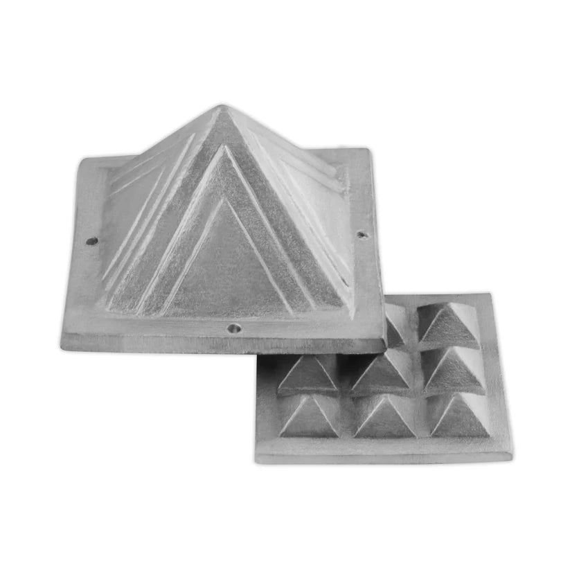 vastu mandir Pyramids, vastu mandir zinc pyramid, double layer of zinc pyramid for home and office, zinc pyramid for vastu