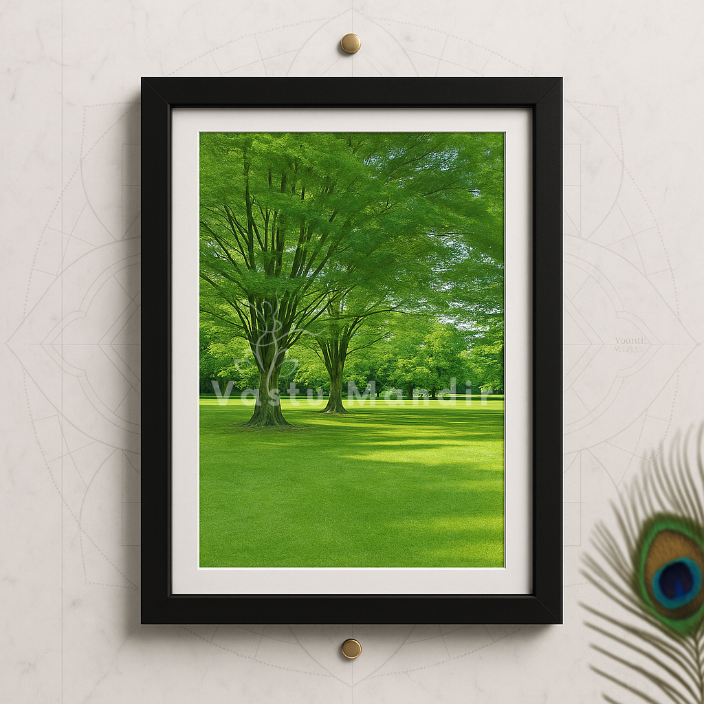 Green Scene Wall Art Decoration By Vastu Mandir For Home and Work Places