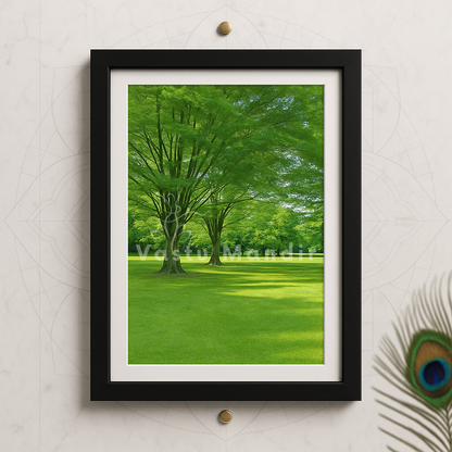 Green Scene Wall Art Decoration By Vastu Mandir For Home and Work Places