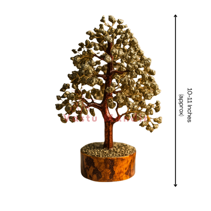 Original Pyrite Gemstone Tree – Confidence Boost, Financial Protection, and Good Fortune | Best Vastu Dosh Remedy for North & South-East Zones By Vastu Mandir