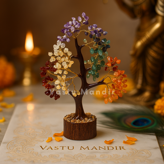 Giant 10-Inch 7 Chakra Gemstone Tree – Total Well-being, Harmony, and Spiritual Balance | Best Vastu Remedy for Home & Body Alignment By Vastu Mandir