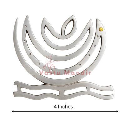 Zinc Vastu Helix – North-East (Ishanya) Remedy for Toilets, Cuts & Missing Corner | Pure Zinc Energy Corrector, 4 Inch & 6 Inch Variants by Vastu Mandir