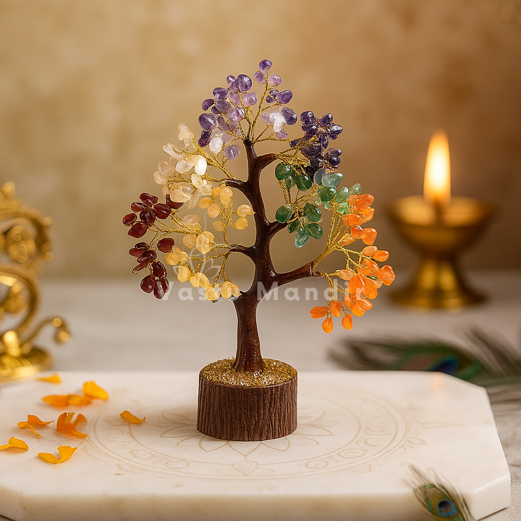 Giant 10-Inch 7 Chakra Gemstone Tree – Total Well-being, Harmony, and Spiritual Balance | Best Vastu Remedy for Home & Body Alignment By Vastu Mandir
