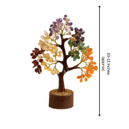 Giant 10-Inch 7 Chakra Gemstone Tree – Total Well-being, Harmony, and Spiritual Balance | Best Vastu Remedy for Home & Body Alignment By Vastu Mandir
