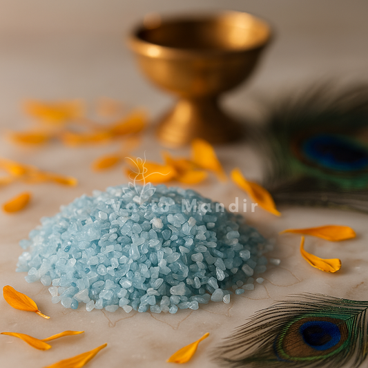 Authentic Aquamarine Chips — Vastu Clarity, Soothing & Chakra Balance
