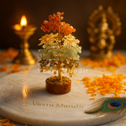 Premium Multi-Color Vastu Tree (600 Beads, 12 Inch) for 7 Chakra Balance, Harmony, and All-Round Success | Universal Vastu Remedy for Home By Vastu Mandir