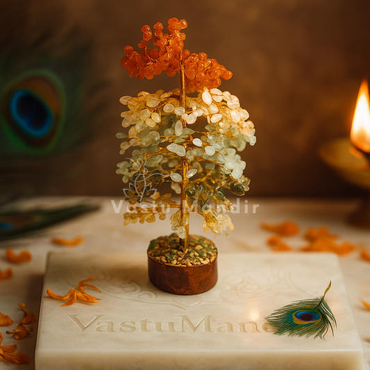 Premium Multi-Color Vastu Tree (600 Beads, 12 Inch) for 7 Chakra Balance, Harmony, and All-Round Success | Universal Vastu Remedy for Home By Vastu Mandir