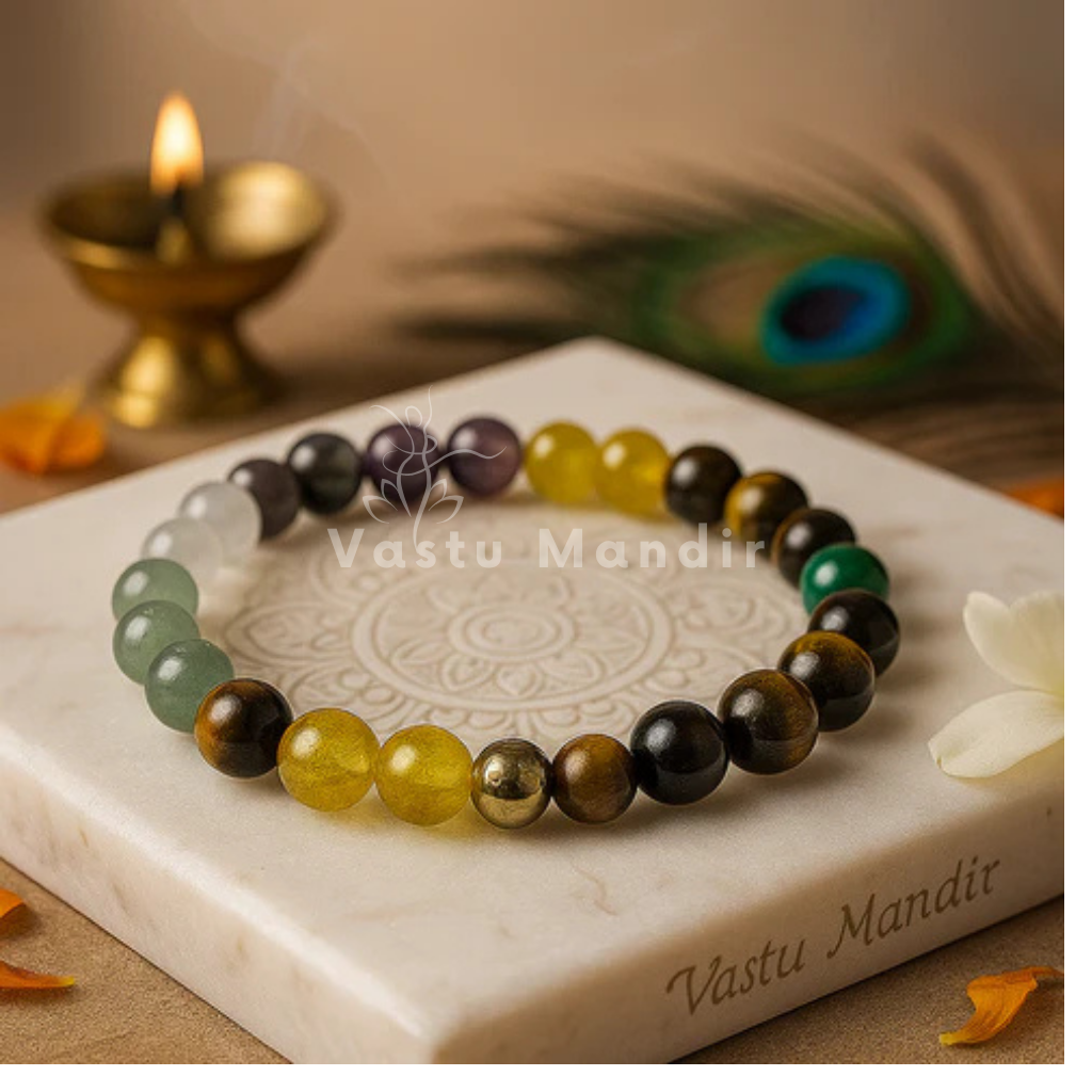 Premium Natural Money Magnet 8mm Bracelet Vastu Remedy for Wealth Attraction, Prosperity & Financial Success