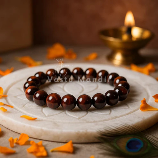 Premium Natural Red Tiger Eye Bracelet 8mm Beads – Strength & Grounding