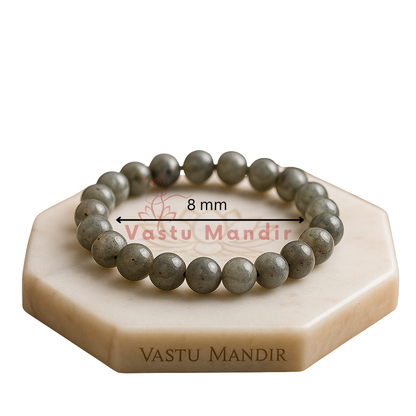 Premium Natural Labradorite 8mm Bracelet, Vastu Remedy for Intuition, Transformation & Protection
