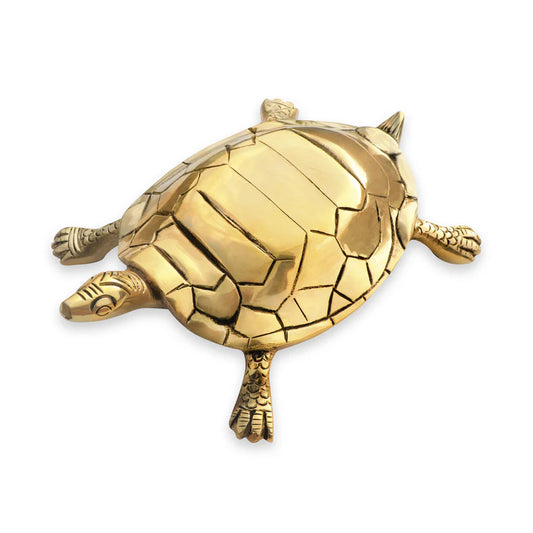 vastu mandir tortoise, brass premium tortoise, vastu brass idol, brass items, brass tortoise for vastu, home decor, table showpiece 