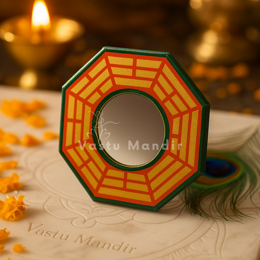 Pakua Mirror (6 & 9 Inch) — Feng Shui & Vastu Protection from Negative Energy | Vastu Mandir