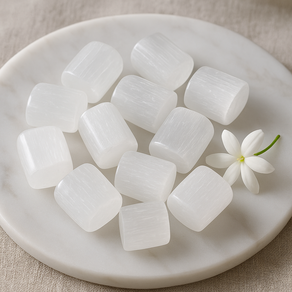 Shuddhi Selenite Healing Stones