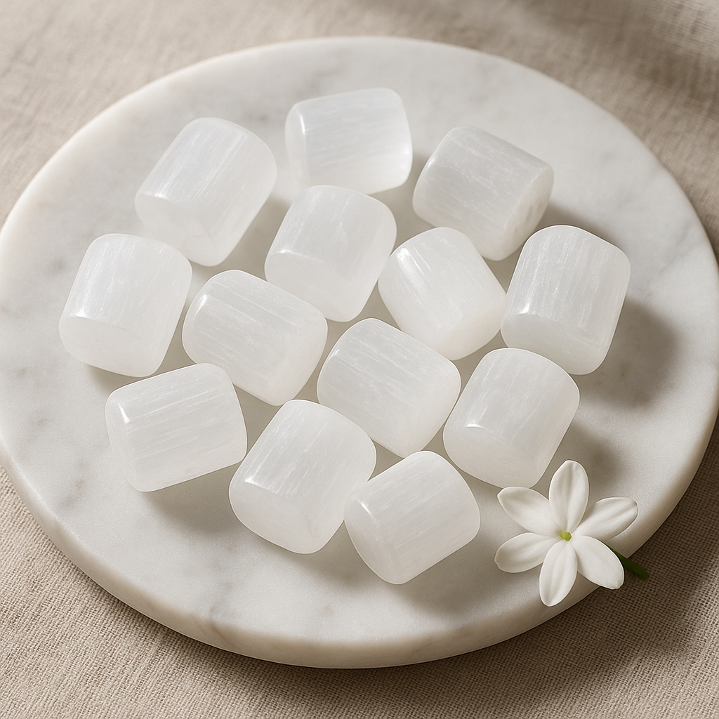 Shuddhi Selenite Healing Stones