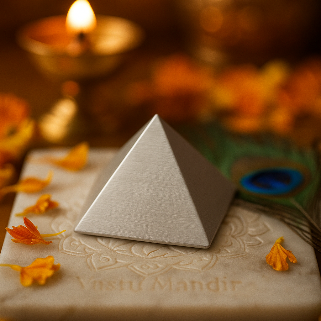 Premium Hollow Pyramid – Vastu Corrector for Energy Protection, Stability & Healing by Vastu Mandir