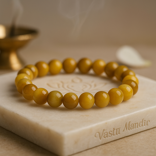 Premium Natural Cat’s Eye 8mm Bead Bracelet for Sharp Focus