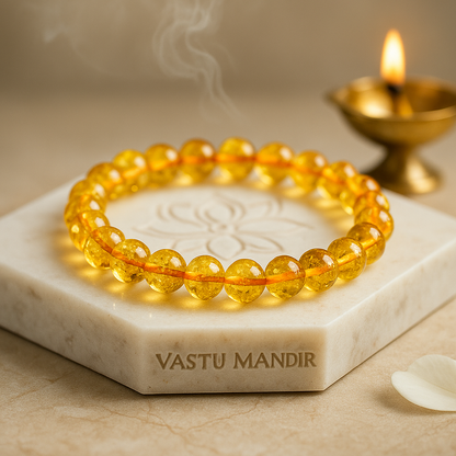 Premium Citrine 8mm Beads – Positive Energy & Focus