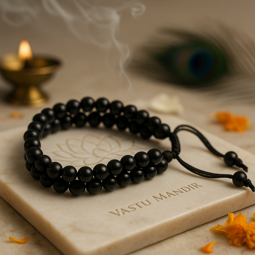 Natural Black Tourmaline 8mm Dual-Strand Bracelet – Shield & Stability