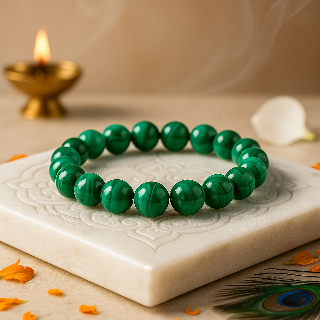 Premium Green Jade Crystal Bracelet (8mm) – Abundance & Protection