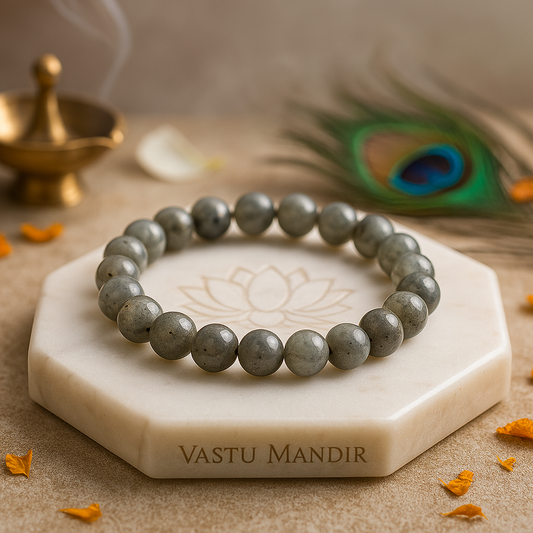 natural labradorite 8mm crystal bead bracelet for intuition and transformation

