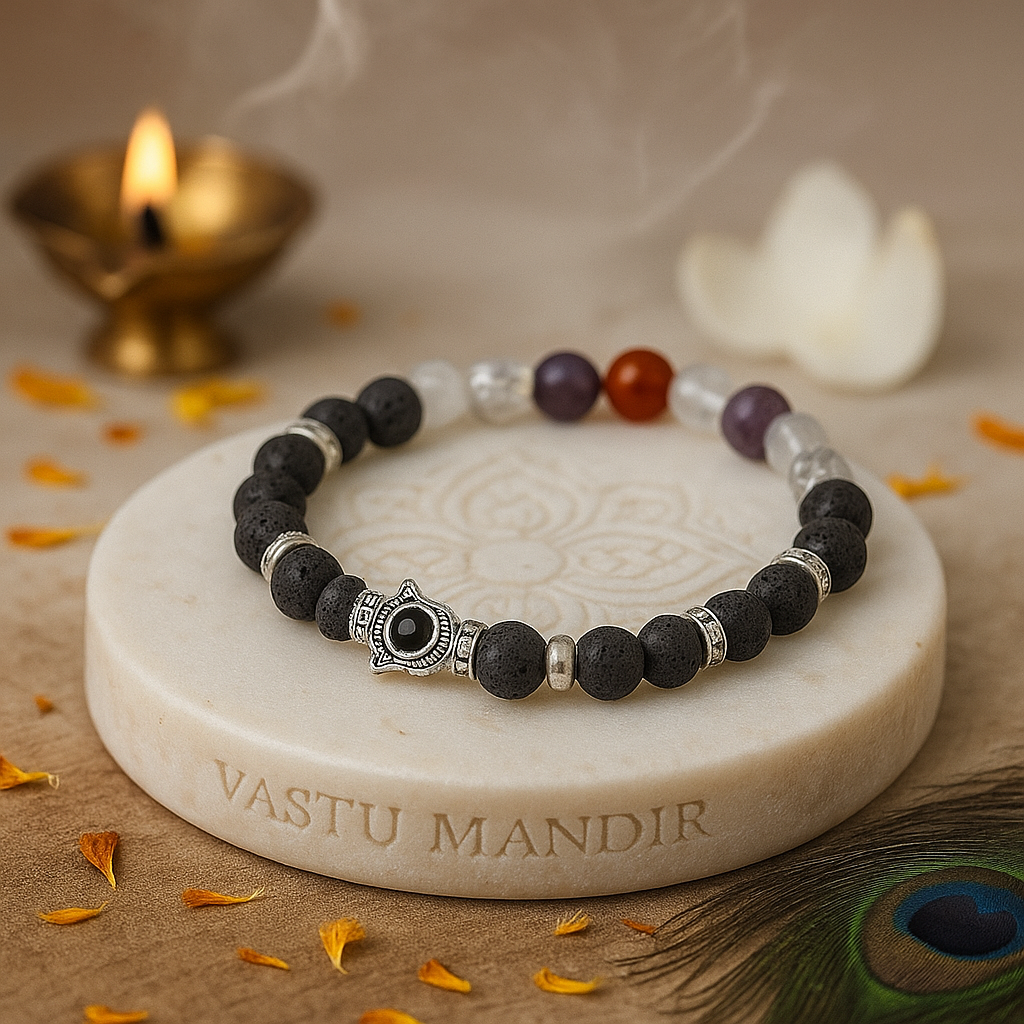 genuine protection bracelet for motherhood with hamsa charm

