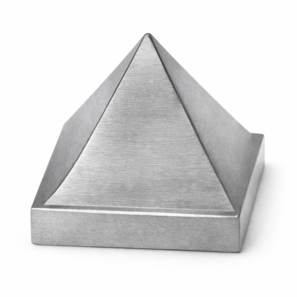 Solid Zinc Vastu Pyramid – Vastu Remedy for North-East Correction & Health | Ideal for Entrance, Kitchen & Home Spaces | 7.6 cm | 300 g