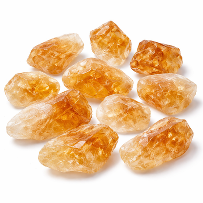Raw Citrine Merchant Stone – Vastu Remedy for Abundance & Financial Success | Ideal for Money Altars & Business Desks | 100g / 500g / 1kg