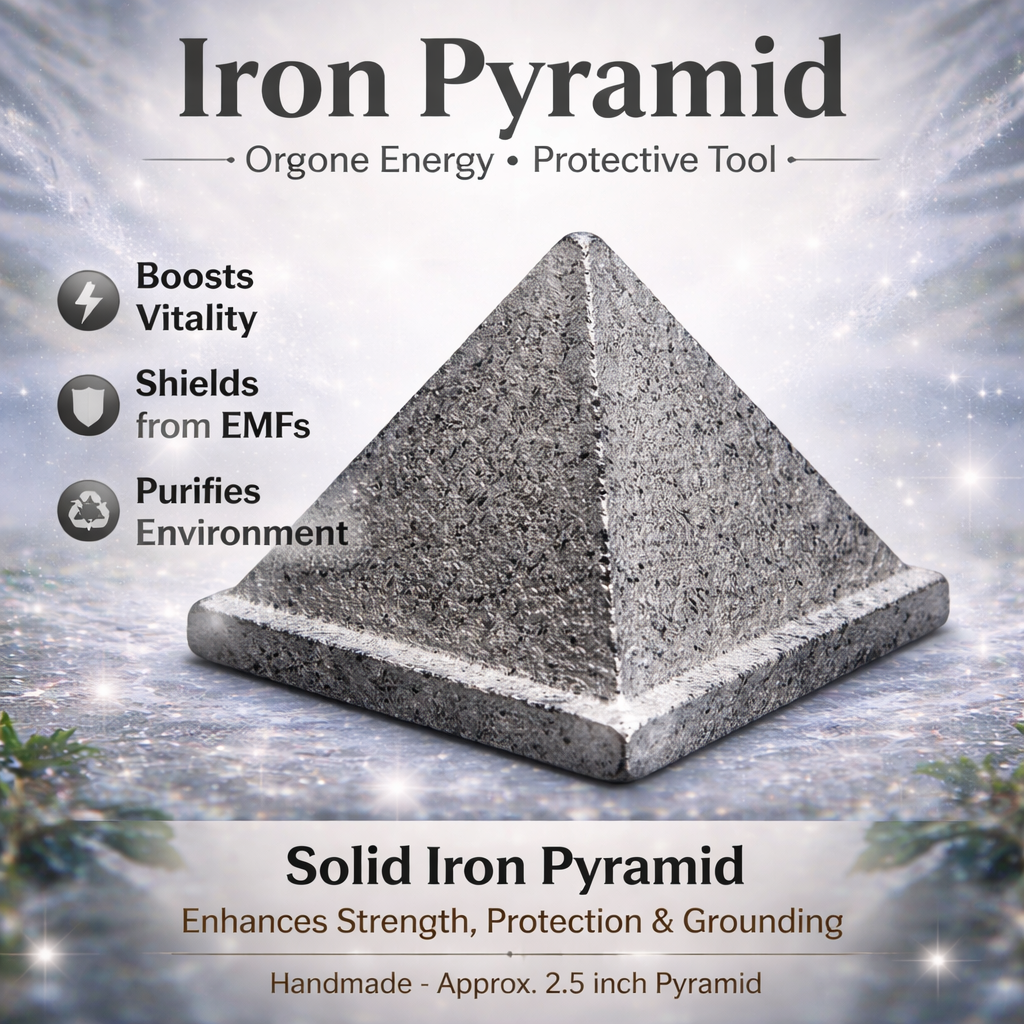 Solid Iron Metal Pyramid Vastu Remedy for West Direction and Brahmasthan Balance, Mental Focus, Career Success and Positive Energy Correction | 6.5 cm | 615 g