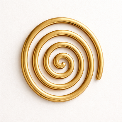 Brass Spiral Helix – Vastu Remedy for South Direction Defects | 4 & 6 Inch