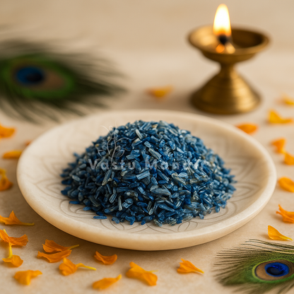 Premium Blue Opal Vastu Gemstone Dust Remedies — Carat Crystal Powder for Embedding, Gridding & Energy Cleansing