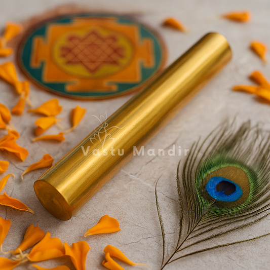 Geopathic Brass Neutralizer Rod — Earth Radiation Remedy for Home & Office | Vastu Mandir