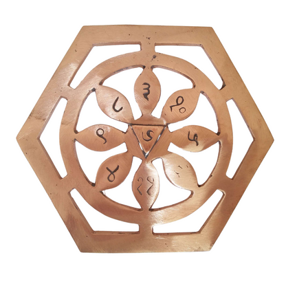 Copper Bhoum Yantra – Vastu Remedy for South & South-West Prosperity Support | Stability & Financial Growth | 6 Inch