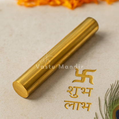 Geopathic Brass Neutralizer Rod — Earth Radiation Remedy for Home & Office | Vastu Mandir