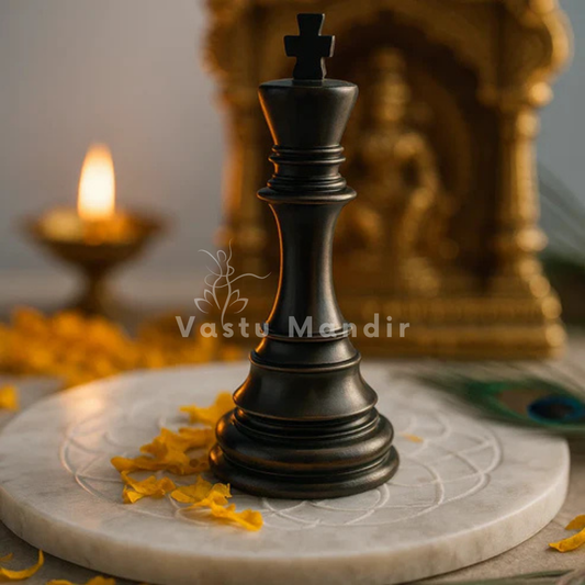 Resin King Chess Piece – Artistic Vastu Decorative Statue | Trusted by Vastu Mandir