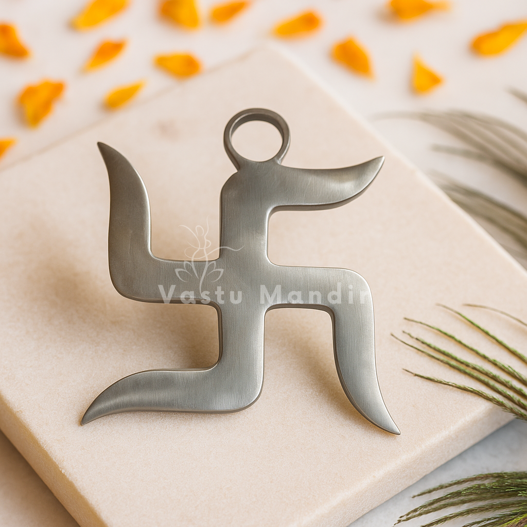 Premium Zinc Swastik Vastu Remedy for Home & Office — Rust-Resistant Dosh Nivaran Symbol | Vastu Mandir