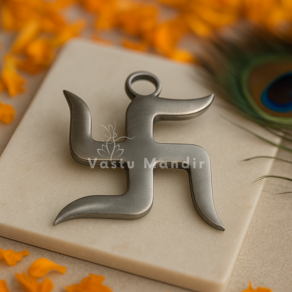 Premium Zinc Swastik Vastu Remedy for Home & Office — Rust-Resistant Dosh Nivaran Symbol | Vastu Mandir