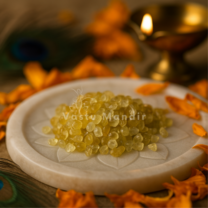 Natural Yellow Sapphire Chips for Jupiter Energy, Prosperity & Growth — Business, Study, Ritual Stones