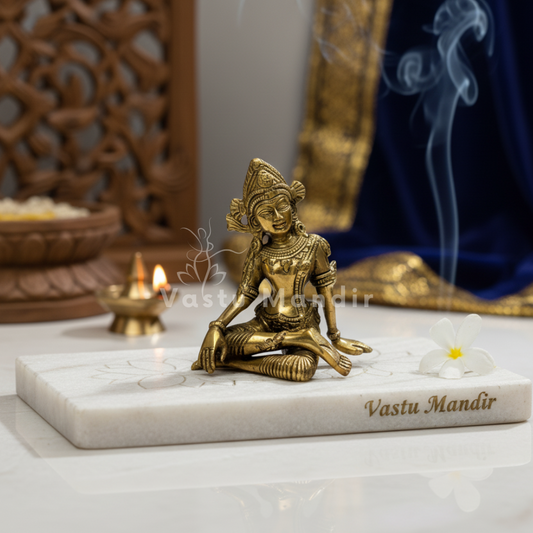Indra Dev 100% Pure Brass Statue Idol Decorative Showpiece for Home, Office and Gifting by Vastu Mandir