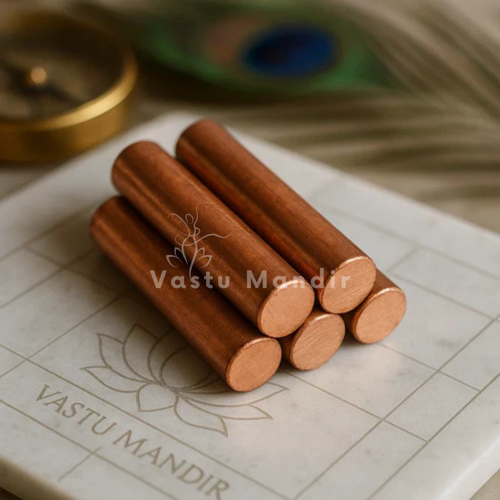 COPPER ROUND STUD